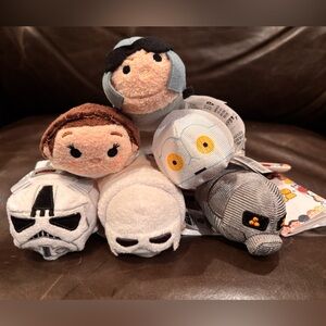 Disney Star Wars Hoth Complete Set of 6 Mini Tsum Tsums NWT